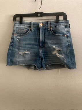 Universal Thread Distressed Denim Shorts - Blue